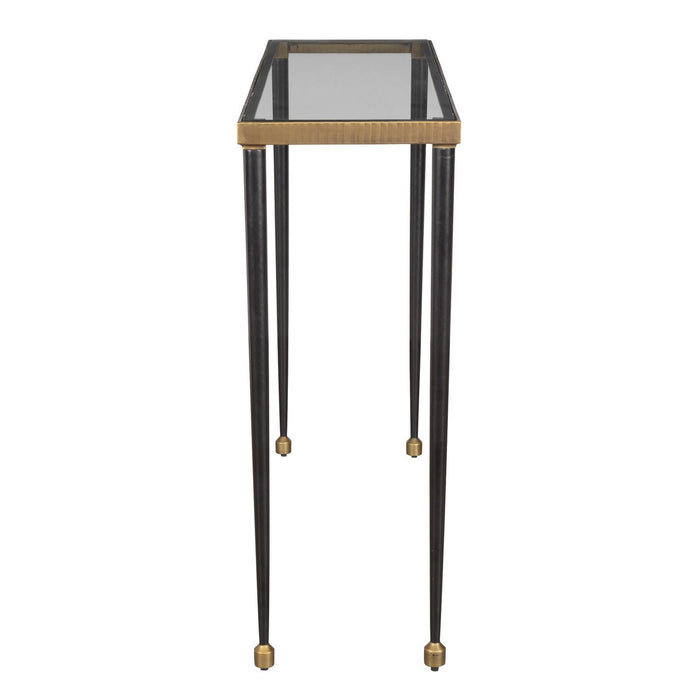 Uttermost 50084 Console Table, Antique Gold