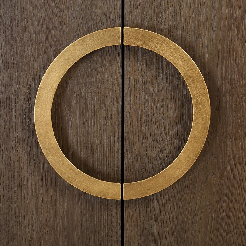 Uttermost 50090 Cabinet, Warm Brass