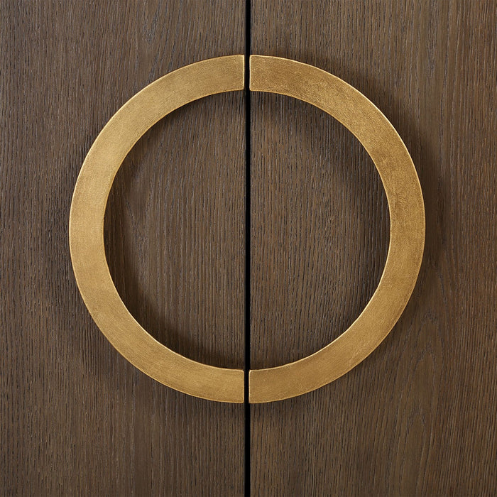 Uttermost 50090 Cabinet, Warm Brass