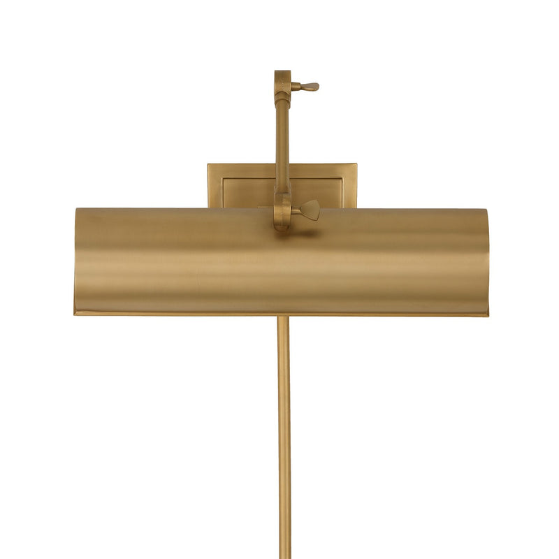 Capital Lighting 653711AD One Light Wall Sconce, Aged Brass