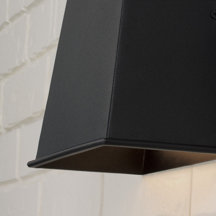 Capital Lighting 955011BK-LD One Light Outdoor Wall Lantern, Black
