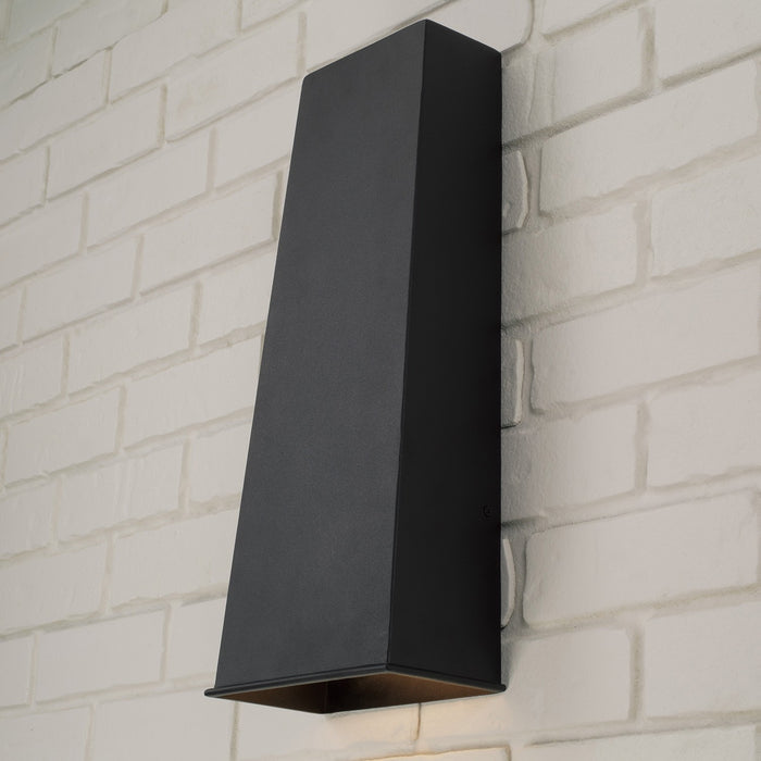 Capital Lighting 955013BK-LD One Light Outdoor Wall Lantern, Black