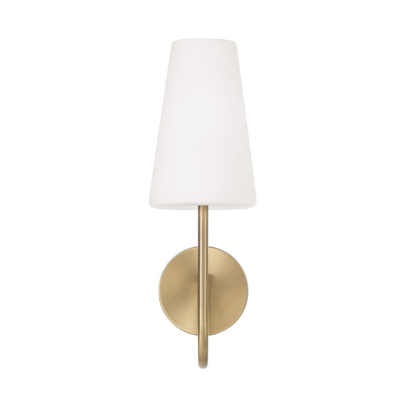 Capital Lighting 655211AD-550 One Light Wall Sconce, Aged Brass