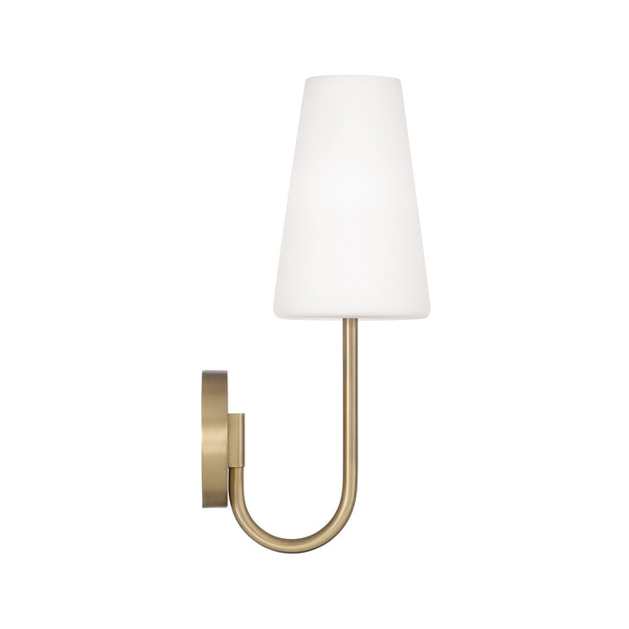 Capital Lighting 655211AD-550 One Light Wall Sconce, Aged Brass