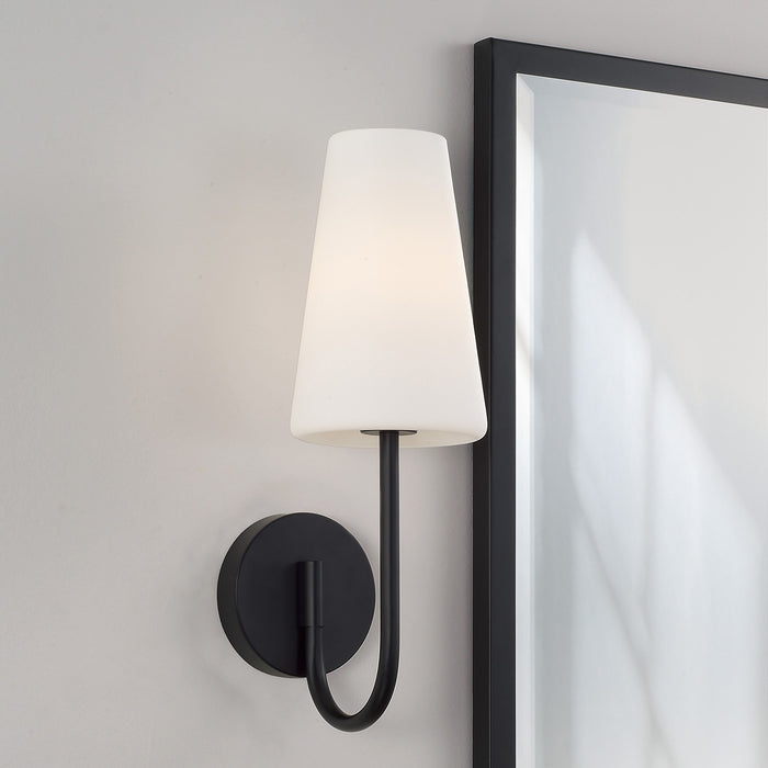 Capital Lighting 655211MB-550 One Light Wall Sconce, Matte Black