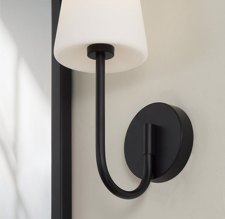 Capital Lighting 655211MB-550 One Light Wall Sconce, Matte Black