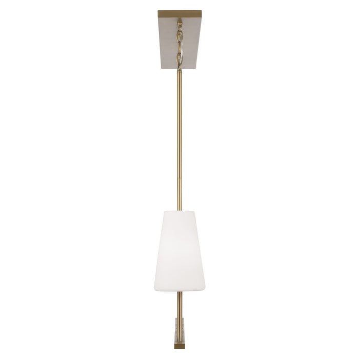 Capital Lighting 855241AD-550 Four Light Island Pendant, Aged Brass