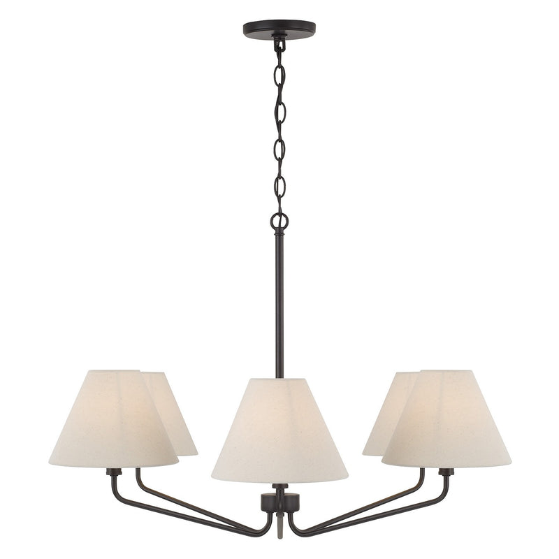 Capital Lighting 456661ES-713 Six Light Chandelier, Espresso