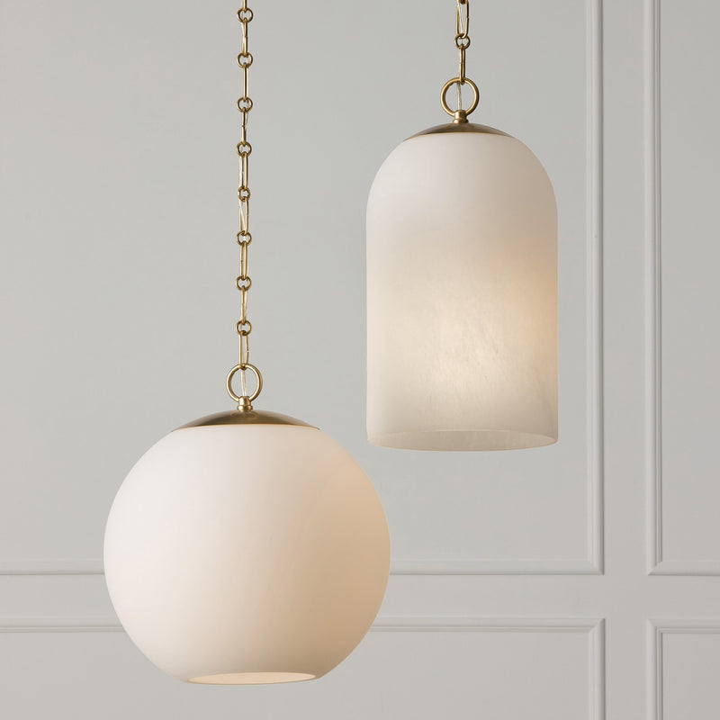 Capital Lighting 355811MA-553 One Light Pendant, Matte Brass
