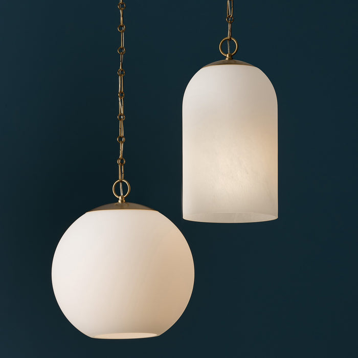 Capital Lighting 355811MA-553 One Light Pendant, Matte Brass