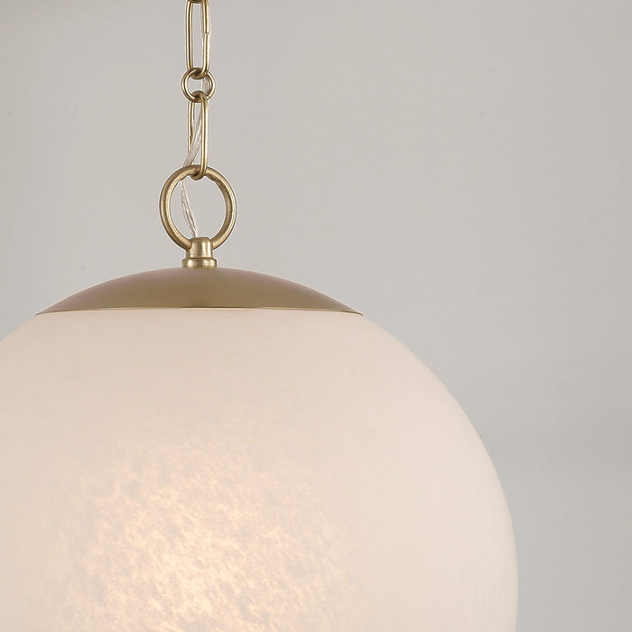 Capital Lighting 355812MA-551 One Light Pendant, Matte Brass