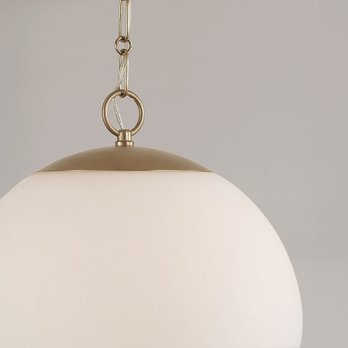 Capital Lighting 355812MA-552 One Light Pendant, Matte Brass