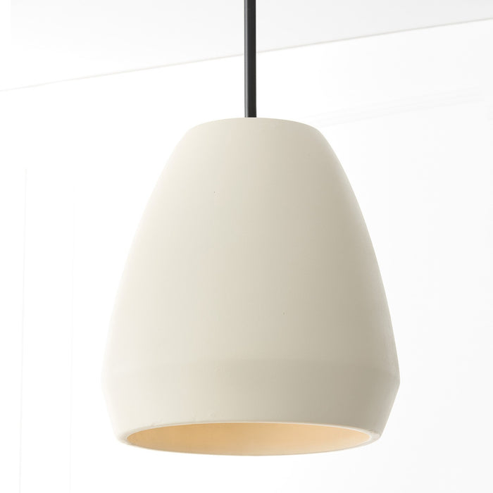 Capital Lighting 354211IV One Light Pendant, Terracotta Ivory