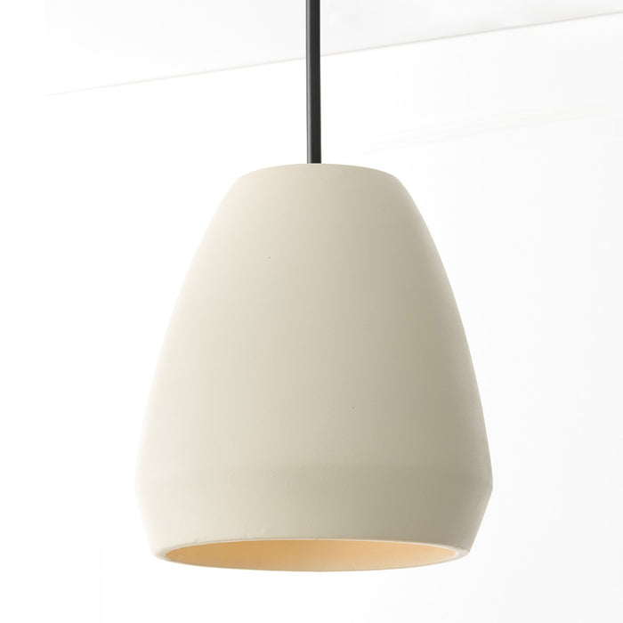 Capital Lighting 354211IV One Light Pendant, Terracotta Ivory