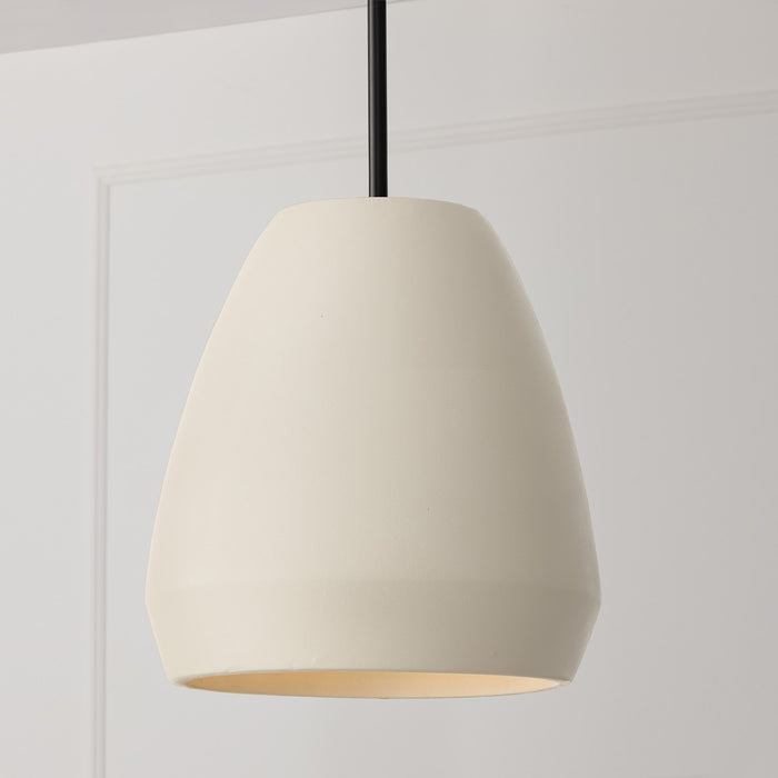 Capital Lighting 354211IV One Light Pendant, Terracotta Ivory