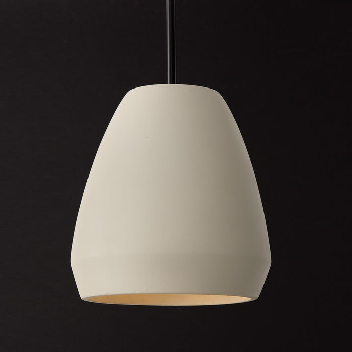 Capital Lighting 354211IV One Light Pendant, Terracotta Ivory