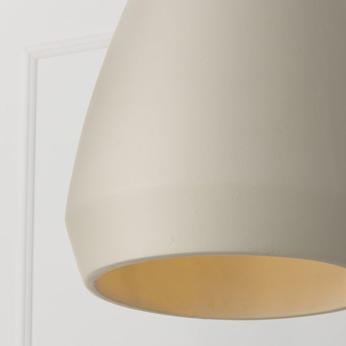 Capital Lighting 354211IV One Light Pendant, Terracotta Ivory