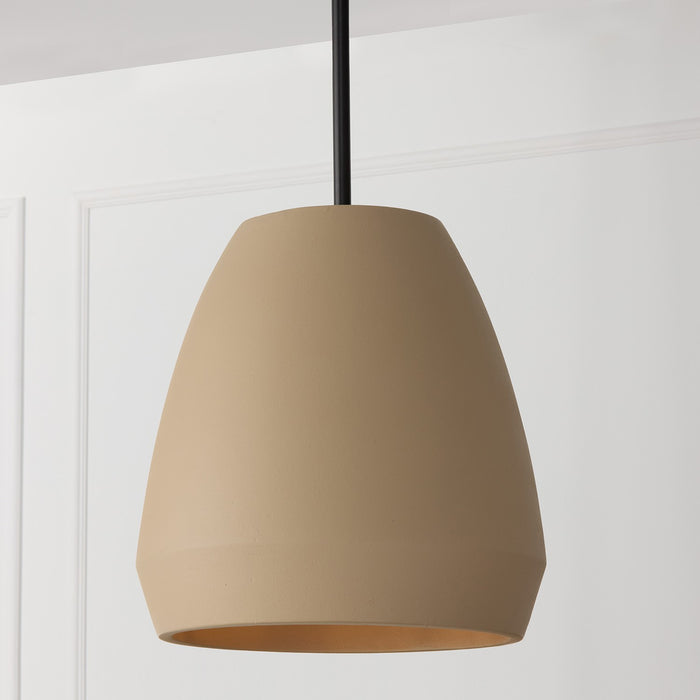 Capital Lighting 354211SN One Light Pendant, Terracotta Sand