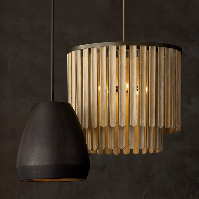 Capital Lighting 354211UR One Light Pendant, Terracotta Umber