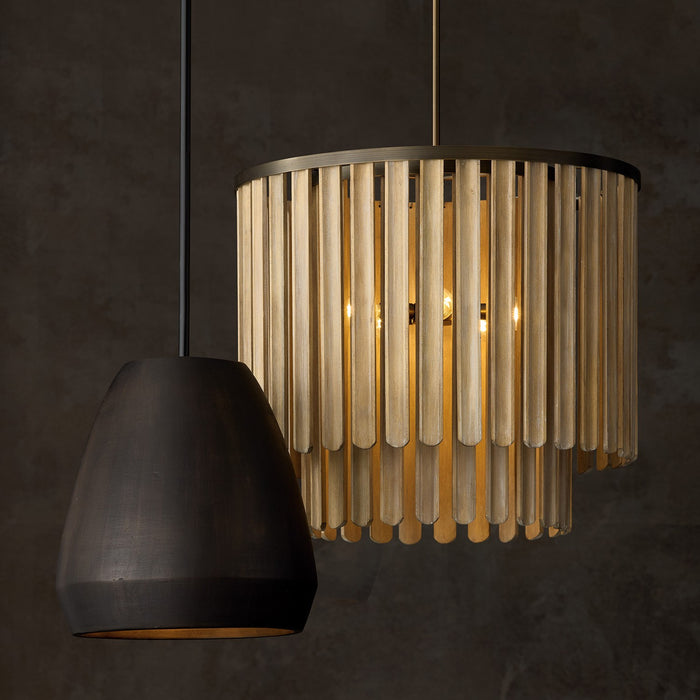 Capital Lighting 354211UR One Light Pendant, Terracotta Umber