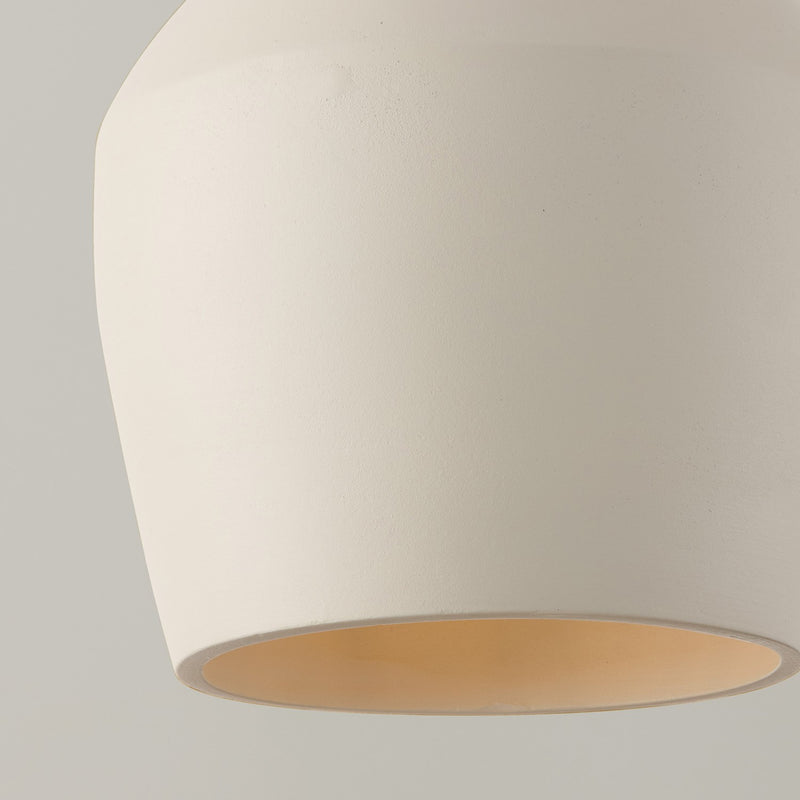 Capital Lighting 354212IV One Light Pendant, Terracotta Ivory