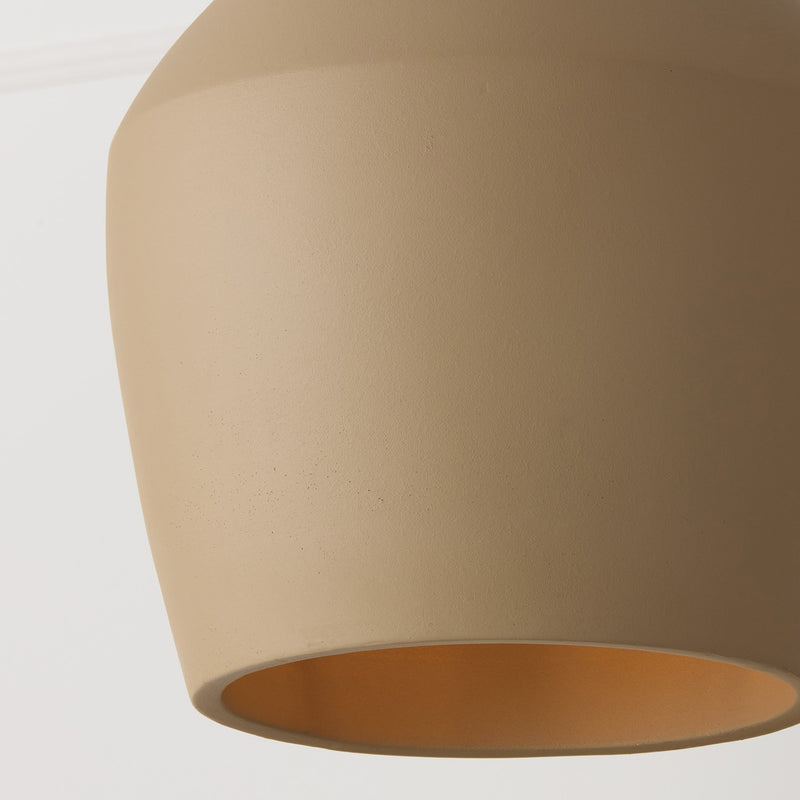 Capital Lighting 354212SN One Light Pendant, Terracotta Sand