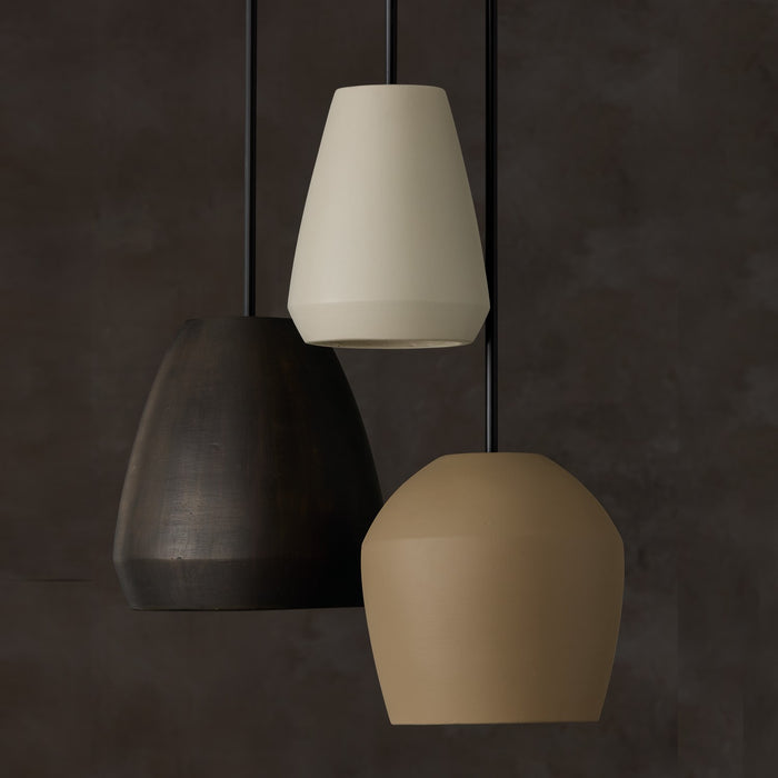 Capital Lighting 354212SN One Light Pendant, Terracotta Sand