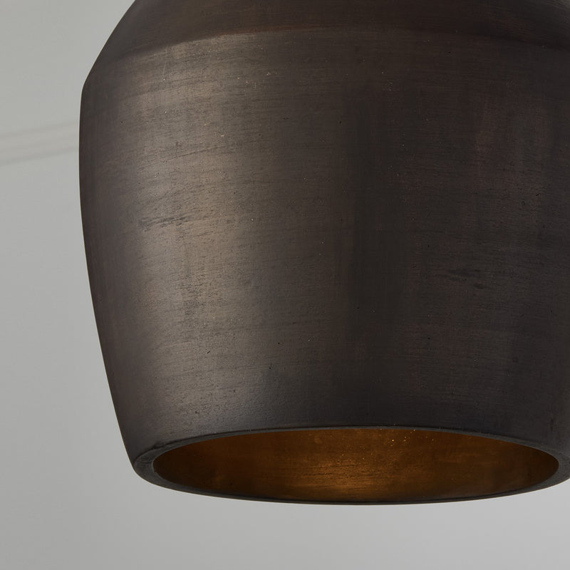 Capital Lighting 354212UR One Light Pendant, Terracotta Umber