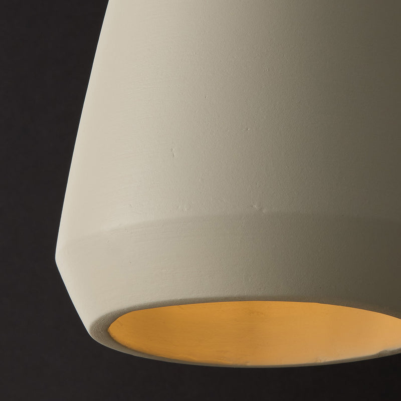 Capital Lighting 354213IV One Light Pendant, Terracotta Ivory