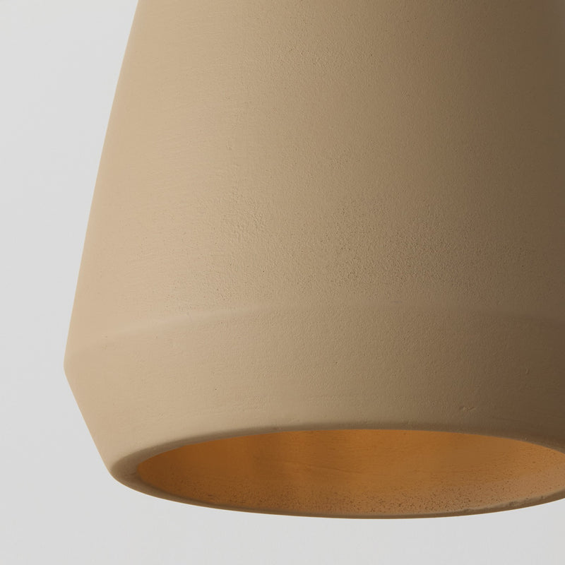Capital Lighting 354213SN One Light Pendant, Terracotta Sand