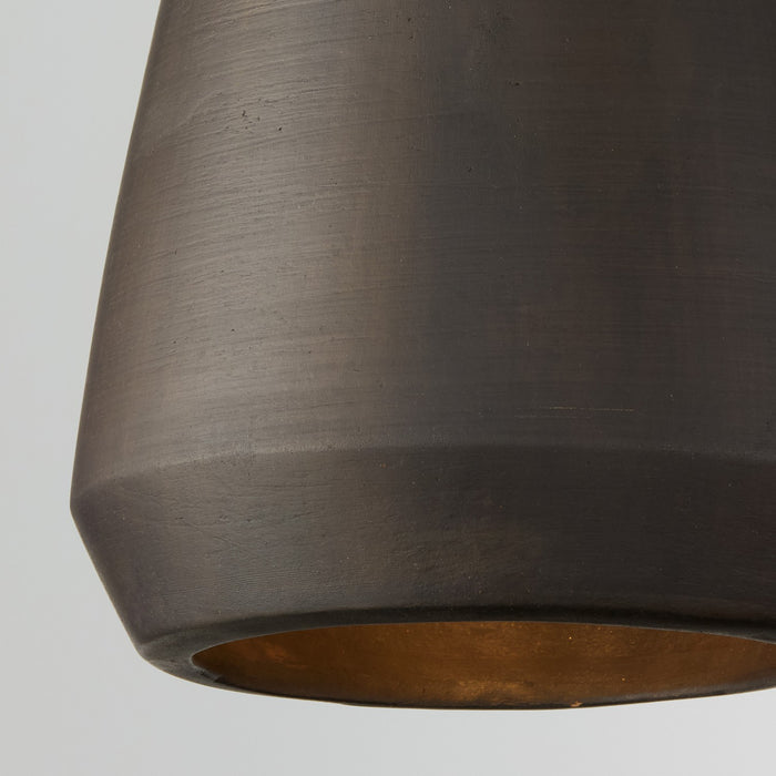 Capital Lighting 354213UR One Light Pendant, Terracotta Umber