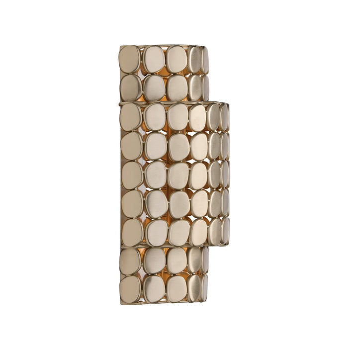 Capital Lighting 654121HB Two Light Wall Sconce, Champagne Brass