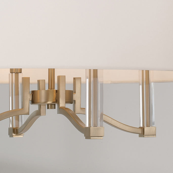 Capital Lighting 357041MA Four Light Pendant, Matte Brass