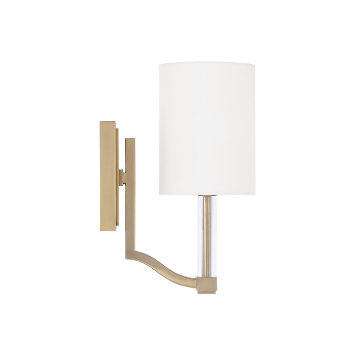 Capital Lighting 657011MA-715 One Light Wall Sconce, Matte Brass