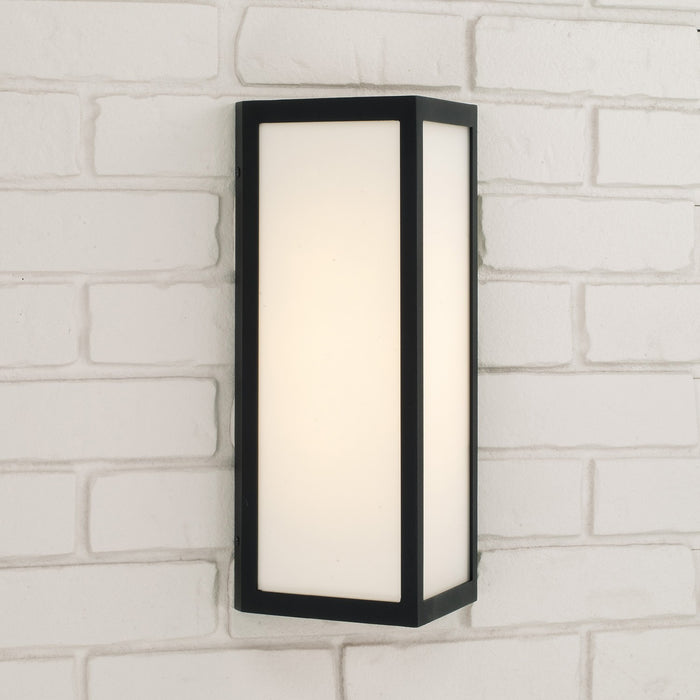 Capital Lighting 954711BK-LD One Light Outdoor Wall Lantern, Black