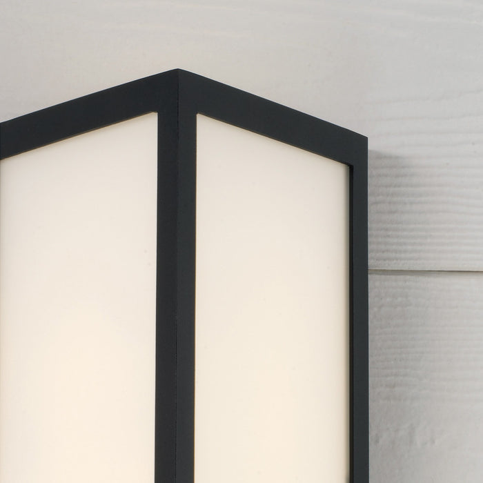 Capital Lighting 954721BK-LD Two Light Outdoor Wall Lantern, Black