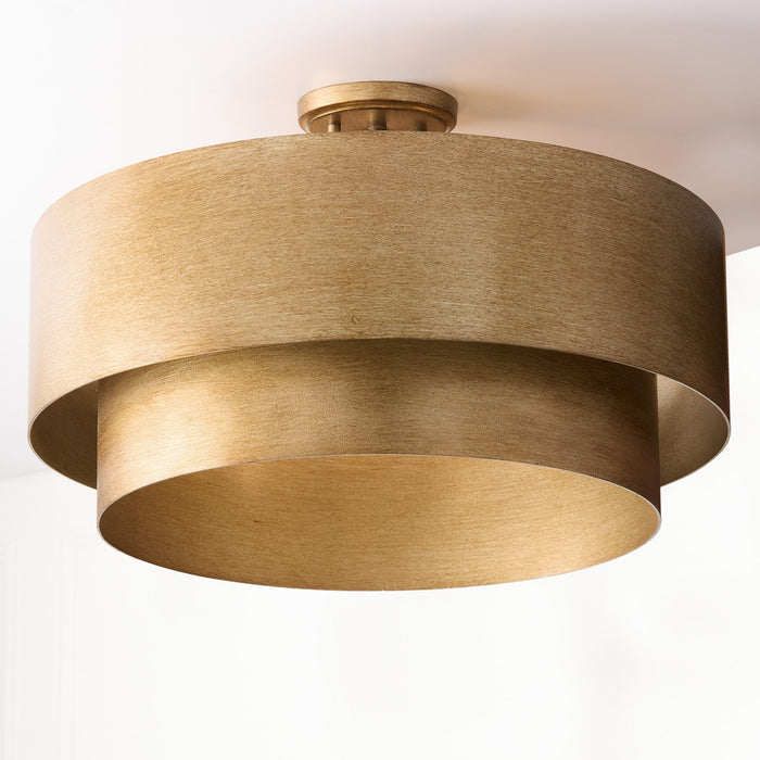 Capital Lighting 339041ML Four Light Pendant, Mystic Luster