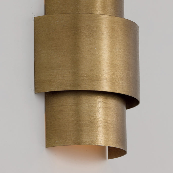Capital Lighting 639021ML Two Light Wall Sconce, Mystic Luster