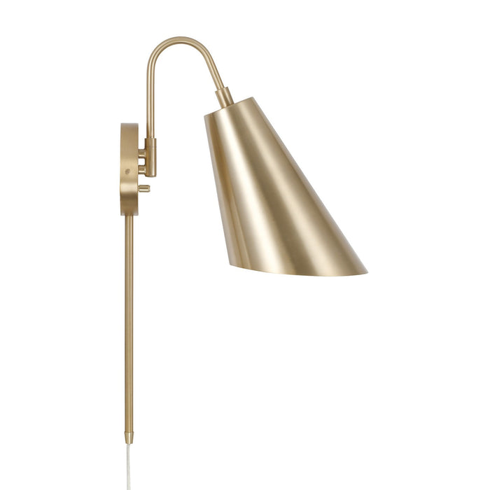 Capital Lighting 654911MA One Light Wall Sconce, Matte Brass