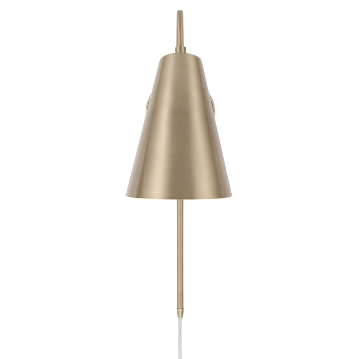 Capital Lighting 654911MA One Light Wall Sconce, Matte Brass