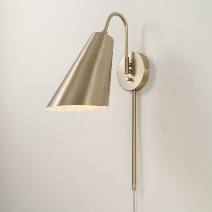 Capital Lighting 654911MA One Light Wall Sconce, Matte Brass