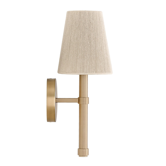 Capital Lighting 654511MA One Light Wall Sconce, Matte Brass