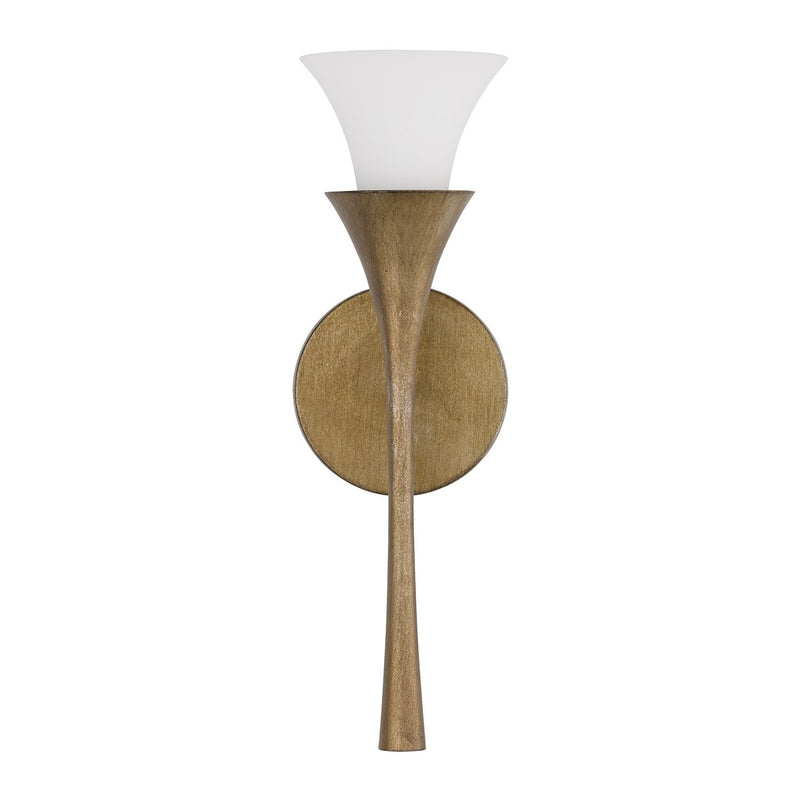Capital Lighting 655711ML One Light Wall Sconce, Mystic Luster