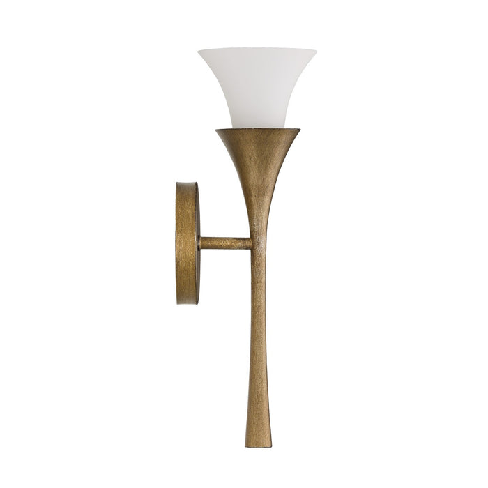 Capital Lighting 655711ML One Light Wall Sconce, Mystic Luster