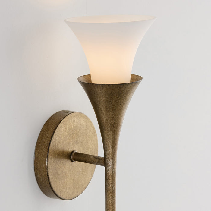Capital Lighting 655711ML One Light Wall Sconce, Mystic Luster
