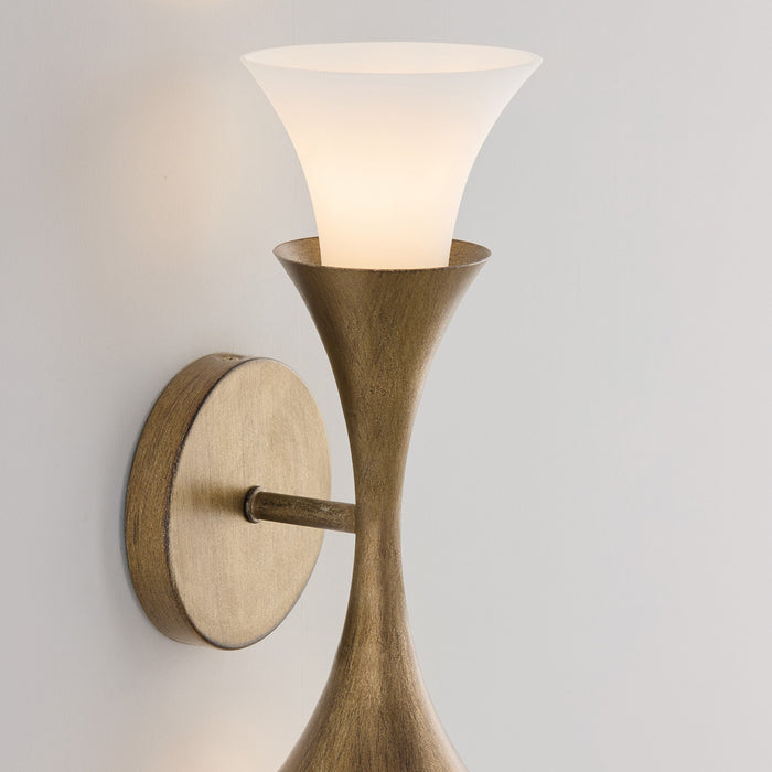 Capital Lighting 655721ML Two Light Wall Sconce, Mystic Luster