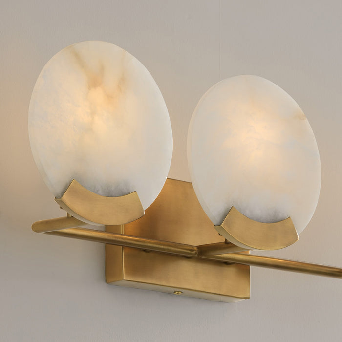 Capital Lighting 154631AD Three Light Vanity, Aged Brass