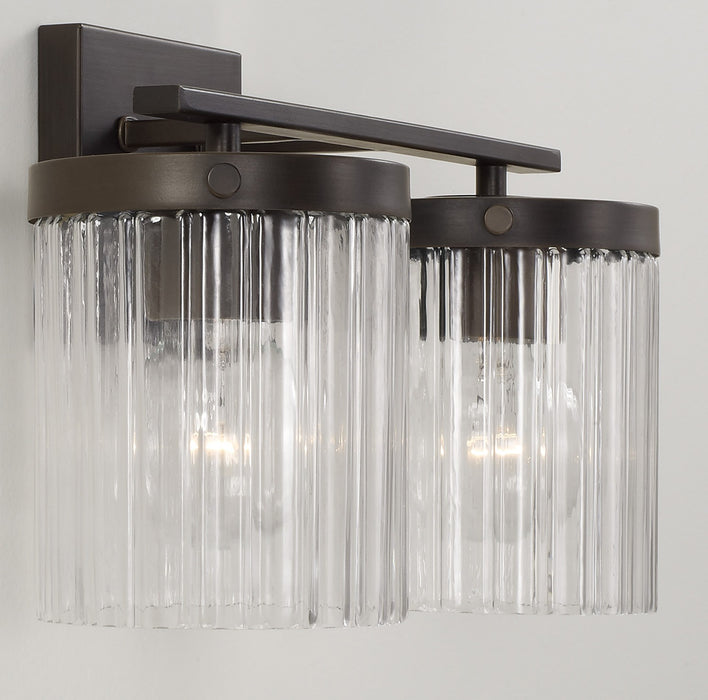 Capital Lighting 156221OR-555 Two Light Vanity, Oil Rubbed Bronze