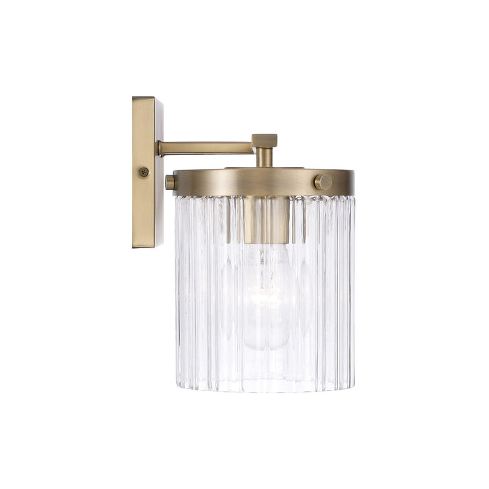 Capital Lighting 156231AD-555 Three Light Vanity, Aged Brass