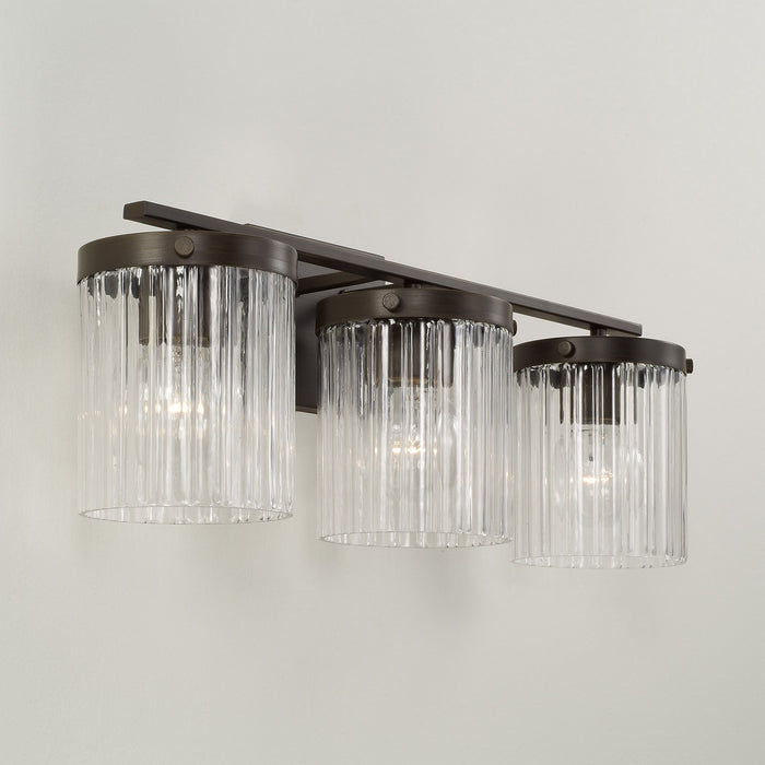 Capital Lighting 156231OR-555 Three Light Vanity, Oil Rubbed Bronze